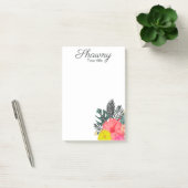 Tropische Botanische Visagist Salon Schoonheid Post-it® Notes (Kantoor)