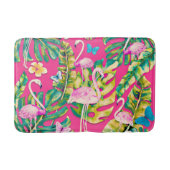 Tropische botanische vlindertuin badmat (Voorkant)