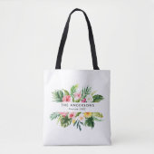 Tropische botanische zomervakantie tote bag (Voorkant)