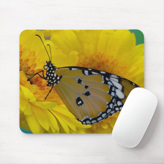 Tropische botervliegen muismat (Met muis)