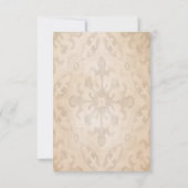 Tropische Bougainvillea Bloem Waterverf Bruiloft RSVP Kaartje (Achterkant)