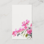Tropische Bougainvillea Dsplay Shower Baby Shower Informatiekaartje (Achterkant)