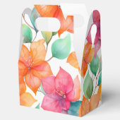 Tropische bougainvillea patroon bedankdoosjes (Geopend)