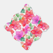 Tropische bougainvillea patroon gunstboxen bedankdoosjes (Uitgevouwen)