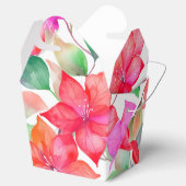Tropische bougainvillea patroon gunstboxen bedankdoosjes (Geopend)