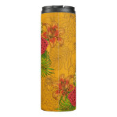 Tropische bouquet en kolibrie 2 thermosbeker (Achterkant)