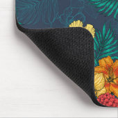 Tropische bouquet en kolibrie muismat (Hoek)