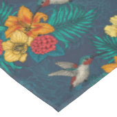 Tropische bouquet en kolibrie tafelkleed (Gekanteld)