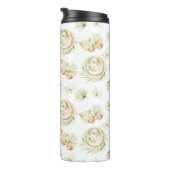 Tropische braadbride Tribe | Monogram Bachelorette Thermosbeker (Geroteerd rechts)