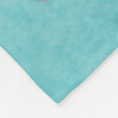 Tropische braadkreeft Zee Turquoise Waterverf Fleece Deken (Hoek)