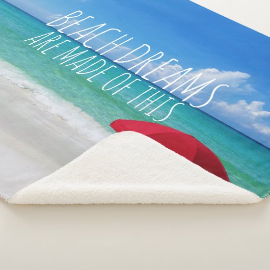 Tropische brauwdromen zijn gemaakt van deze parapl sherpa deken (3/4)