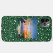 Tropische Breeze Goa Beach Faux Glitter Case-Mate iPhone Case (Achterkant (horizontaal))