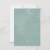 Tropische Breeze Song Request RSVP Card Kaartje (Achterkant)