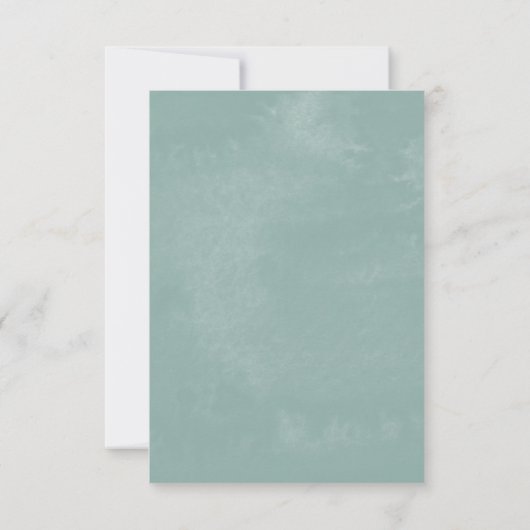 Tropische Breeze Song Request RSVP Card Kaartje (Achterkant)