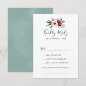 Tropische Breeze Song Request RSVP Card Kaartje (Voorkant / Achterkant)