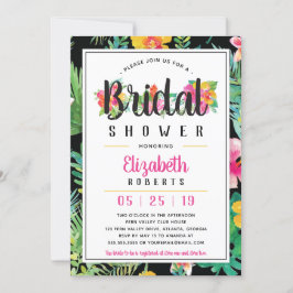 Tropische Bridal Shower Invitation Luau Kaart
