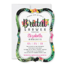 Tropische Bridal Shower Invitation Luau