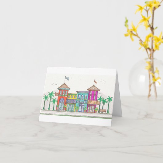 Tropische briefkaarten (Gele Bloem)