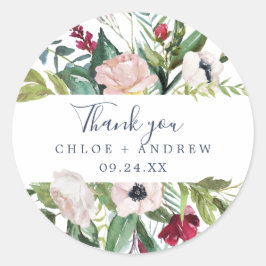 Tropische bries Dank u voor Sticker