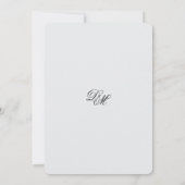 Tropische bries gekleurde trouw uitnodiging (Achterkant)