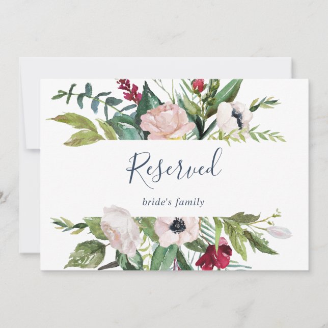 Tropische bries gereserveerd teken (Voorkant)