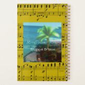 Tropische bries/Gold-bladmuziek Planner (Achterkant)