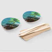 Tropische bries handwaaier (Niet-gemonteerd)