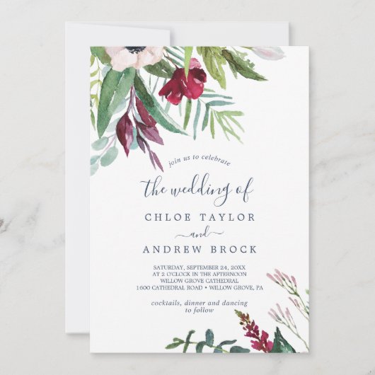 Tropische bries het huwelijk van kaart (Voorkant)