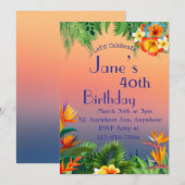 Tropische bries kaart (Voorkant / Achterkant)