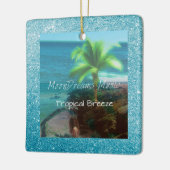 Tropische bries keramisch ornament (Links)