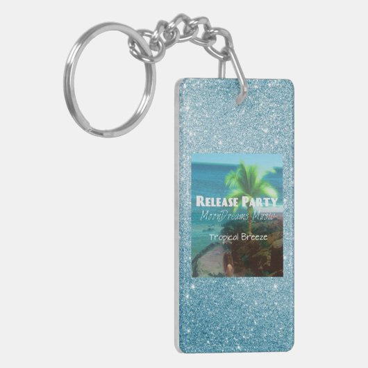Tropische bries sleutelhanger (Voorkant Links)