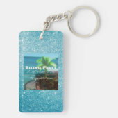 Tropische bries sleutelhanger (achterkant)