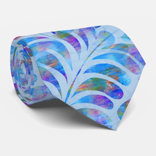 Tropische bries stropdas (Opgerold)