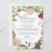 Tropische bries — Welkomstbrief & reisroute (Voorkant)