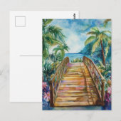 Tropische Brug Briefkaart (Voorkant / Achterkant)