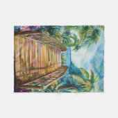 Tropische Brug Fleece Deken (Voorkant (Horizontaal))