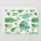 Tropische bruid-doudepoel kaart (Achterkant)