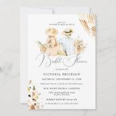 Tropische Bruidsdouche Uitnodiging Strand (Voorkant)