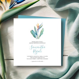 Tropische bruidsdouche uitnodigingen