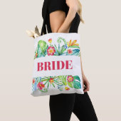 Tropische bruiloft bestemming strand tote bag (Dichtbij)