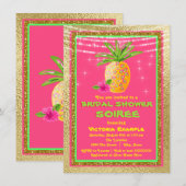 Tropische Bruiloft Feest Uitnodiging (Voorkant / Achterkant)