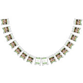 Tropische bruiloft Groene Palm Leaves White Vlaggetjes (Alle)