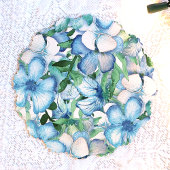 Tropische bruiloft Herdenking Kerstmis Ornament