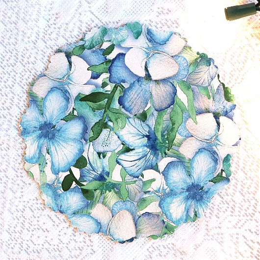 Tropische bruiloft Herdenking Kerstmis Ornament