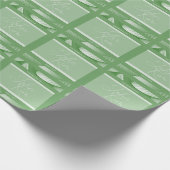 Tropische bruiloft inpakpapier aangepaste tekst (Hoek)