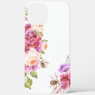 Tropische bruiloft iPhone hoesje met bloemen