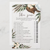 Tropische bruiloft of koppels douche schoen spel (Voorkant / Achterkant)