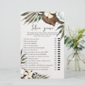 Tropische bruiloft of koppels douche schoen spel (Staand voorkant)