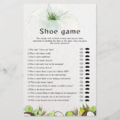 Tropische bruiloft of koppels douche schoen spel (Voorkant)