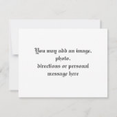 Tropische bruiloft of strandpartij kaart (Achterkant)